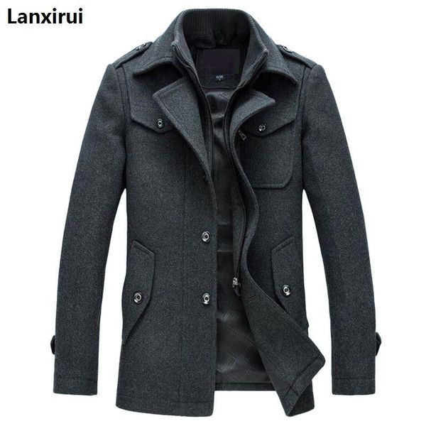 зимняя куртка мужчины утолщение шерстяное пальто slim fit куртки мода верхняя одежда теплый человек вскользь куртки шинель pea coat плюс раз, Black
зимняя куртка мужчины утолщение шерстяное пальто slim fit куртки мода верхняя одежда теплый человек вскользь куртки шинель pea coat плюс раз, Black