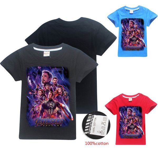 marvel avengers endgame kids tee shirts 3 colors 4-12t kids boys girls cartoon printed cotton t shirts tees kids designer clothes dhl ss195, Blue
marvel avengers endgame kids tee shirts 3 colors 4-12t kids boys girls cartoon printed cotton t shirts tees kids designer clothes dhl ss195, Blue