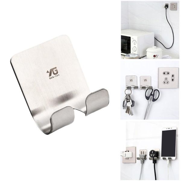 kitchen 1pc stainless steel power plug socket jack hook rack razor holder hanger 3m glue bathroom hooks #30
kitchen 1pc stainless steel power plug socket jack hook rack razor holder hanger 3m glue bathroom hooks #30