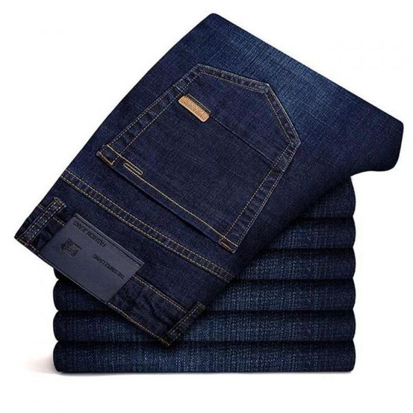2019 autumn new business casual elastic slim fit trousers male pants black blue classic men's brand cotton jeans
2019 autumn new business casual elastic slim fit trousers male pants black blue classic men's brand cotton jeans