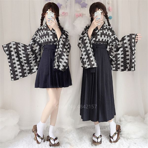 kimono dress feather japanese style kawaii girls yukata full sleeve haori pleated skirts samurai costume party halloween cosplay, Blue
kimono dress feather japanese style kawaii girls yukata full sleeve haori pleated skirts samurai costume party halloween cosplay, Blue