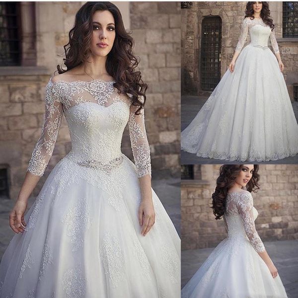 white wedding dresses 2020 half sleeve lace elegant tulle a line wedding gown bridal dresses vestido de novia bd1018
white wedding dresses 2020 half sleeve lace elegant tulle a line wedding gown bridal dresses vestido de novia bd1018