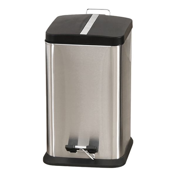 6 liter / 1.6 gallon stainless steel rectangle bathroom step trash can with lid soft closing fitting
6 liter / 1.6 gallon stainless steel rectangle bathroom step trash can with lid soft closing fitting