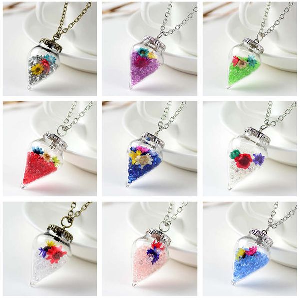 floating bottle pendant necklace glass cover dry flower and hay wishing bottle dan290 mix order necklaces chokers, Golden;silver
floating bottle pendant necklace glass cover dry flower and hay wishing bottle dan290 mix order necklaces chokers, Golden;silver