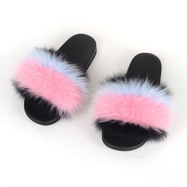women leather fox fur slippers summer sale multicolor fur slippers fluffy fashion fox fur ladies herringbone, Black
women leather fox fur slippers summer sale multicolor fur slippers fluffy fashion fox fur ladies herringbone, Black