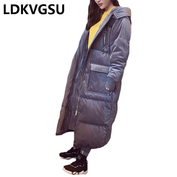 winter wadded jacket female 2018 new long over the knee loose large size parkas fashion thicken warm women overcoat is1276, Black
winter wadded jacket female 2018 new long over the knee loose large size parkas fashion thicken warm women overcoat is1276, Black