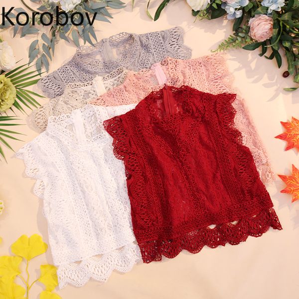korobov korean lace hollow out zipper sleeveless tank elegant lace crop women 2019 summer new arrival camis 77791, White
korobov korean lace hollow out zipper sleeveless tank elegant lace crop women 2019 summer new arrival camis 77791, White