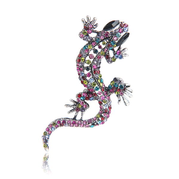 1pcs charm women rhinestone lizard animal shape brooch pin garment decoration fashion jewelry gifts, Gray
1pcs charm women rhinestone lizard animal shape brooch pin garment decoration fashion jewelry gifts, Gray