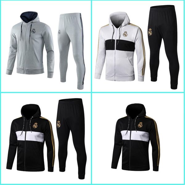 2019 2020 real madrid soccer tracksuit hooded jacket survetement chandal real madrid football hooded embroidery jackets, Black
2019 2020 real madrid soccer tracksuit hooded jacket survetement chandal real madrid football hooded embroidery jackets, Black