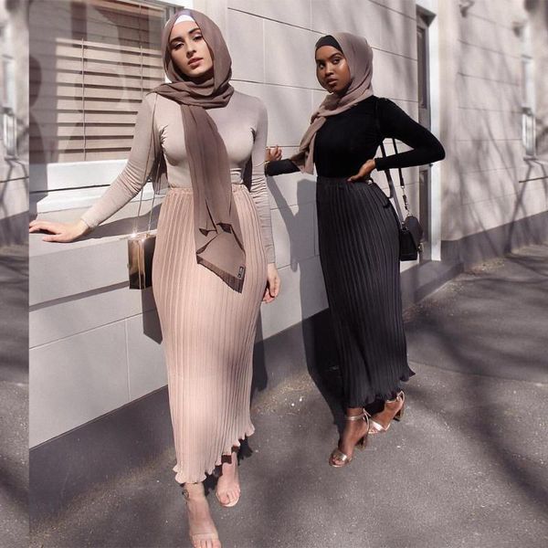 siskakia fashion chiffon pleated skirt euro america double layer maxi skirts solid empire fresh sweet muslim girls skirt eid, Black
siskakia fashion chiffon pleated skirt euro america double layer maxi skirts solid empire fresh sweet muslim girls skirt eid, Black