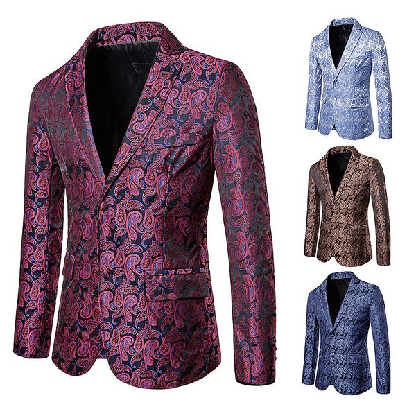 banquet party fashion men's blazer jacket business formal man red printing pattern slim suit coats new male presenter talicaot, White;black
banquet party fashion men's blazer jacket business formal man red printing pattern slim suit coats new male presenter talicaot, White;black
