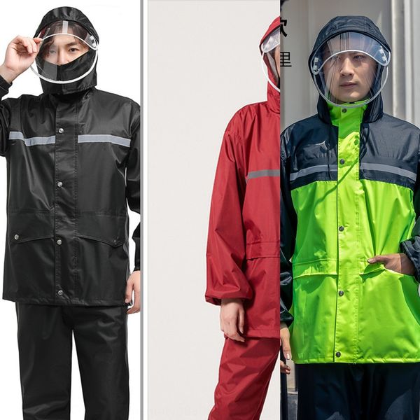 mt9xv raincoat motorcycle protective clothing set men's and women's riding electric motorcycle split thickened waterproof whole bo, Red;brown
mt9xv raincoat motorcycle protective clothing set men's and women's riding electric motorcycle split thickened waterproof whole bo, Red;brown