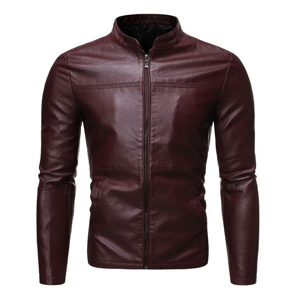 2020 young man new winter collar fur fashion collar locomotive pu leather coat of cultivate one's morality, Black
2020 young man new winter collar fur fashion collar locomotive pu leather coat of cultivate one's morality, Black