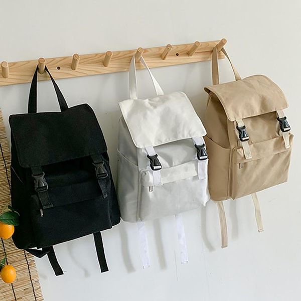 fashion solid color canvas backpack women's backpack canvas school bag anti-theft backpacks for school teenagers rucksack #15
fashion solid color canvas backpack women's backpack canvas school bag anti-theft backpacks for school teenagers rucksack #15