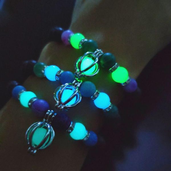fashion men fluorescence bracelet luminous glowing in the dark bracelet charm bracelets for women natural stone jewelry, Black
fashion men fluorescence bracelet luminous glowing in the dark bracelet charm bracelets for women natural stone jewelry, Black