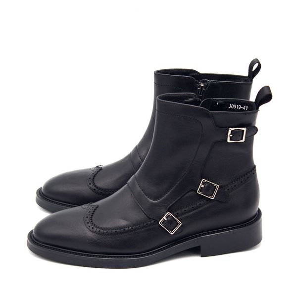 classic carved side zipper cow leather boots men fashion black pointed toe monk strap boots height increased buckle boots
classic carved side zipper cow leather boots men fashion black pointed toe monk strap boots height increased buckle boots