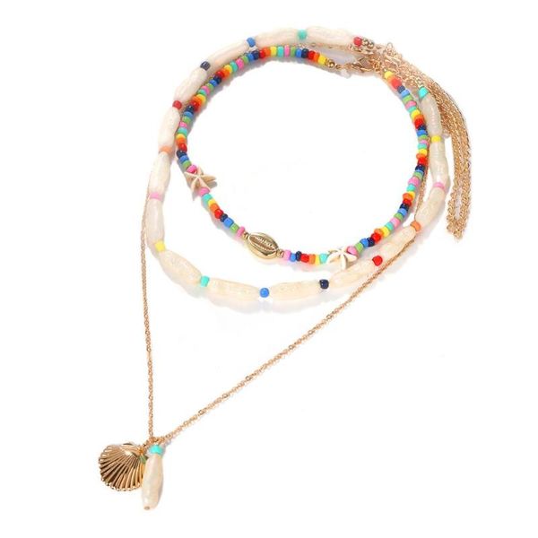bohemian handmade colorful beads statement necklace trendy fashion alloy women pendant necklace wholesale jewelry accessories, Silver
bohemian handmade colorful beads statement necklace trendy fashion alloy women pendant necklace wholesale jewelry accessories, Silver