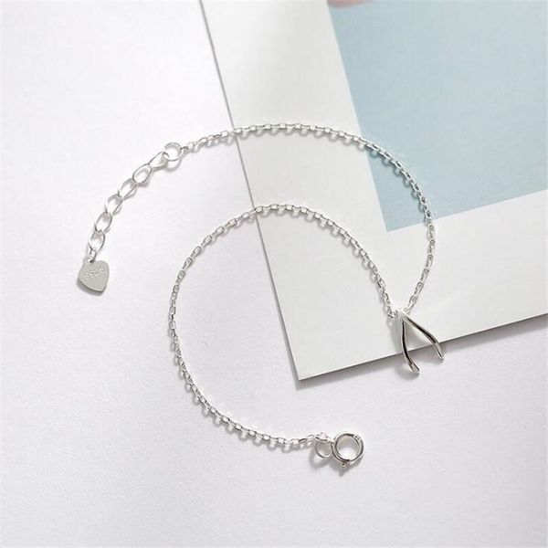 new fashion simple fresh lucky 925 sterling silver jewelry personality wish bone peace women bracelets sb39, Golden;silver
new fashion simple fresh lucky 925 sterling silver jewelry personality wish bone peace women bracelets sb39, Golden;silver
