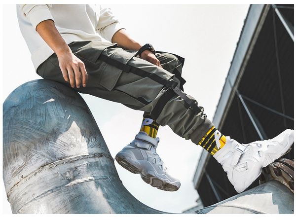 new men trousers cargo pockets pants bottom sweatpants solid cotton loose hip hop streetwear, Black
new men trousers cargo pockets pants bottom sweatpants solid cotton loose hip hop streetwear, Black