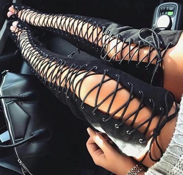 summer boots women high heels boots hollow out party prom shoes women gladiator over the knee, Black
summer boots women high heels boots hollow out party prom shoes women gladiator over the knee, Black