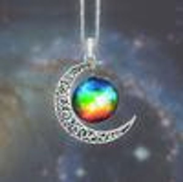 new vintage starry moon outer space universe gemstone pendant necklaces mix models 3261, Silver
new vintage starry moon outer space universe gemstone pendant necklaces mix models 3261, Silver