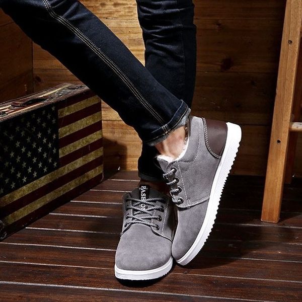 2019 new winter men's boots ankles fashion shoes snowshoes fashion warm boots bottom heels and round head shoes, Black
2019 new winter men's boots ankles fashion shoes snowshoes fashion warm boots bottom heels and round head shoes, Black
