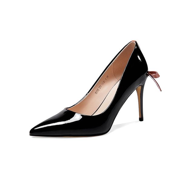 genuine leather women pumps 2020 spring autumn wedding pointed toe high heels party office shoes woman, Black
genuine leather women pumps 2020 spring autumn wedding pointed toe high heels party office shoes woman, Black