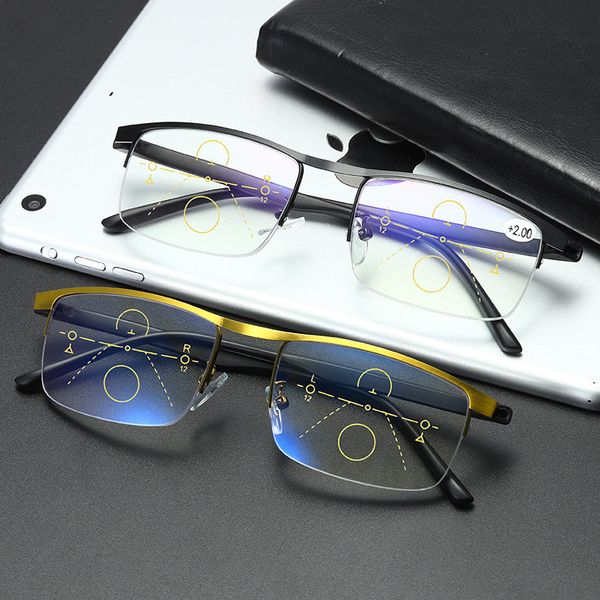 мужчины женщины progressive reading glasses мультифокальная бифокальная увеличительное дальнозоркостью очки металл против blue ray площади к, Silver
мужчины женщины progressive reading glasses мультифокальная бифокальная увеличительное дальнозоркостью очки металл против blue ray площади к, Silver