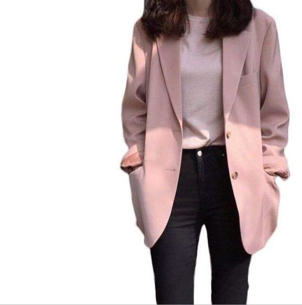 мода свободный дикий 2019 новый осенний женский пиджак случайный дикий розовый маленький костюм ретро свободные пальто r1777 blazer, White;black
мода свободный дикий 2019 новый осенний женский пиджак случайный дикий розовый маленький костюм ретро свободные пальто r1777 blazer, White;black