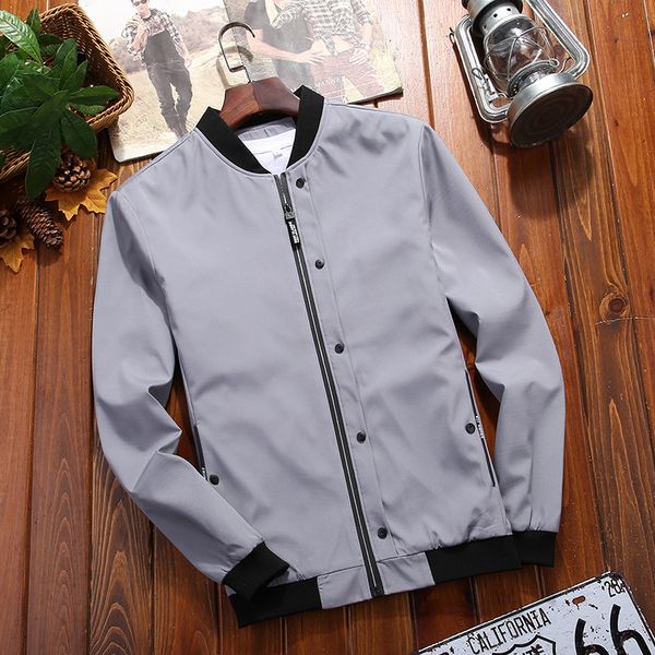 man's bomber jackets male casual zipper summer jacket men spring casual outwear men thin jacket size, Black;brown
man's bomber jackets male casual zipper summer jacket men spring casual outwear men thin jacket size, Black;brown