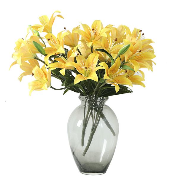 новый искусственного шелка лили flores пластиковые белый букет 9 big head и 1 бутон главная свадебные сувениры партии украшение поддельный ц
новый искусственного шелка лили flores пластиковые белый букет 9 big head и 1 бутон главная свадебные сувениры партии украшение поддельный ц