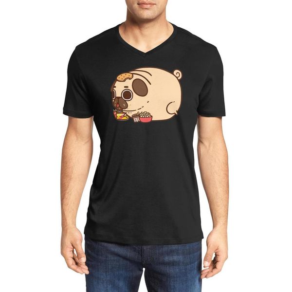 men's pug hamburger chips fashion v-neck t-shirt printing personality cotton shirt short sleeve pug dog head donut kawaii adorable yoga, White;black
men's pug hamburger chips fashion v-neck t-shirt printing personality cotton shirt short sleeve pug dog head donut kawaii adorable yoga, White;black