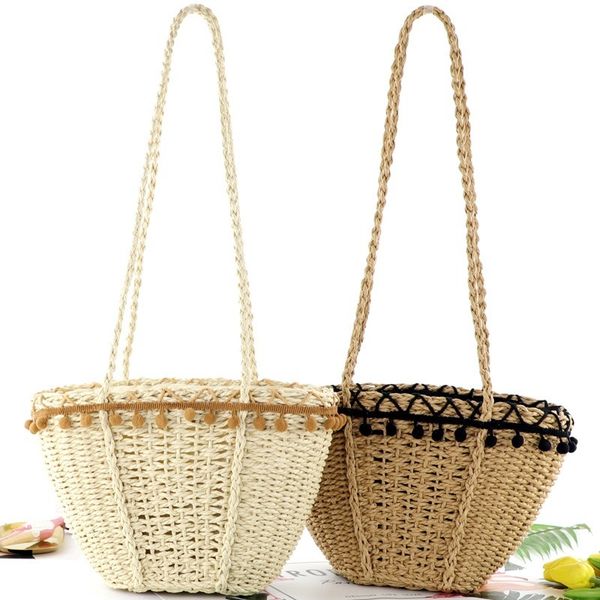 new hair ball lace straw bag beach bag simple single shoulder retro rattan fashion ladies
new hair ball lace straw bag beach bag simple single shoulder retro rattan fashion ladies