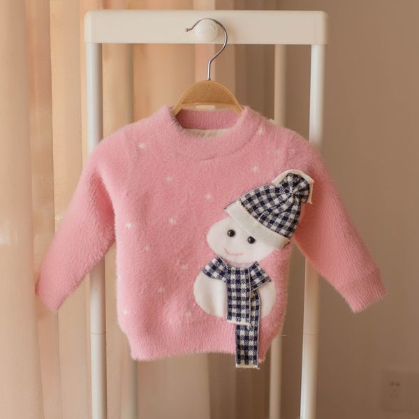 girls sweater long sleeve 2019 winter new children's sweater girls snowman snowman plus velvet thick top, Blue
girls sweater long sleeve 2019 winter new children's sweater girls snowman snowman plus velvet thick top, Blue