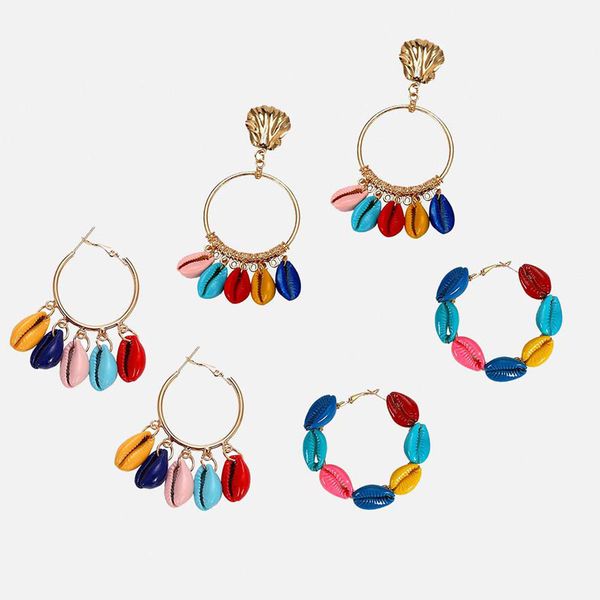 miwens colorful rainbow shell earrings for women handmade chic round circle dangle drop earrings 2019 summer beach gift jewelry, Silver
miwens colorful rainbow shell earrings for women handmade chic round circle dangle drop earrings 2019 summer beach gift jewelry, Silver