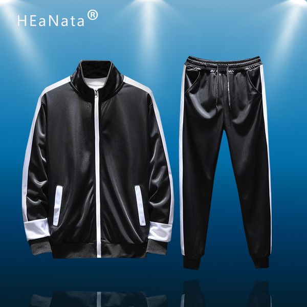 mens sportswear sport set splice jacket zipper sweatshirt+pants suit men fashion tracksuit casual plus size
mens sportswear sport set splice jacket zipper sweatshirt+pants suit men fashion tracksuit casual plus size