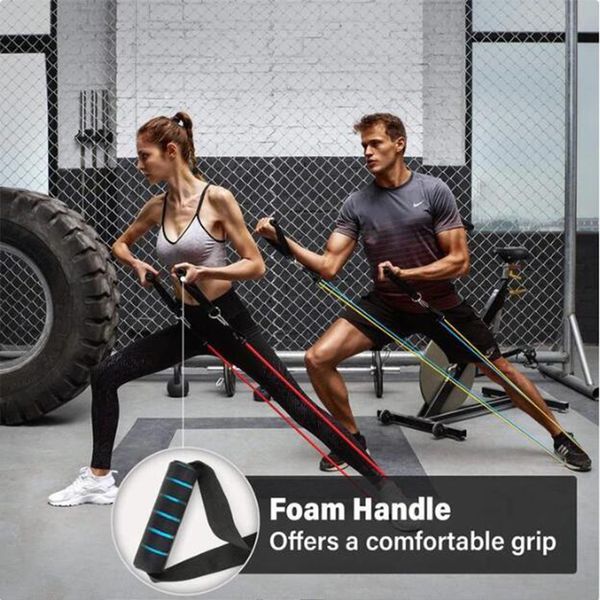 11pcs/set resistance bands set gym fitness training workout pull rope latex body strength yoga gym exercise equipment new
11pcs/set resistance bands set gym fitness training workout pull rope latex body strength yoga gym exercise equipment new