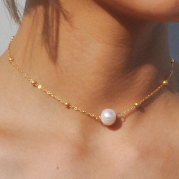 artificial pearl necklace chain women choker necklaces jewelry lady silver color trendy aesthetic collares collier, Golden;silver
artificial pearl necklace chain women choker necklaces jewelry lady silver color trendy aesthetic collares collier, Golden;silver