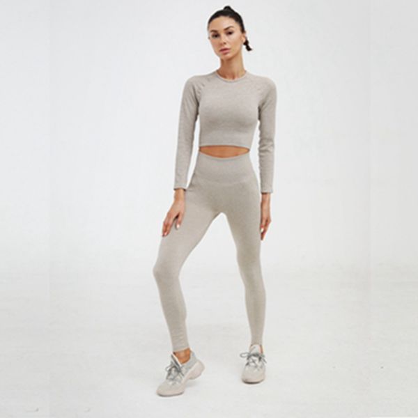 seamless yoga set women fitness tracksuit sport suit yoga long sleeve shirts high waist running pants leggings workout clothing
seamless yoga set women fitness tracksuit sport suit yoga long sleeve shirts high waist running pants leggings workout clothing