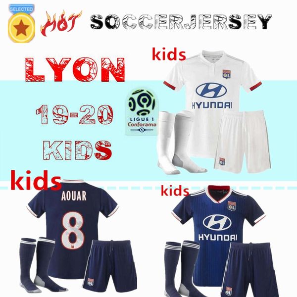 

19 20 maillot de foot olympique lyonnai kid kit occer jer ey 2019 2020 lyon home away fekir memphi traord child boy football hirt