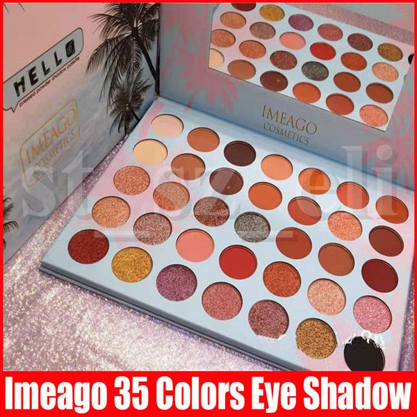 imeago cosmetic 35 цветов hello eyeshadow palette nude shimmer блеск матовый pressed powder eye shadows высокое качество 
imeago cosmetic 35 цветов hello eyeshadow palette nude shimmer блеск матовый pressed powder eye shadows высокое качество