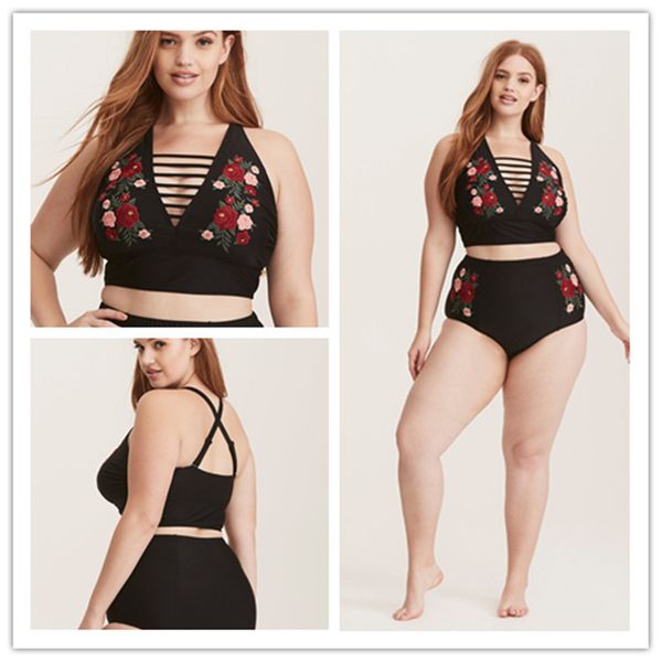 2019 new european and american plus fat large swimsuits foreign trade large bikini swimsuits fat bikini, White;black
2019 new european and american plus fat large swimsuits foreign trade large bikini swimsuits fat bikini, White;black