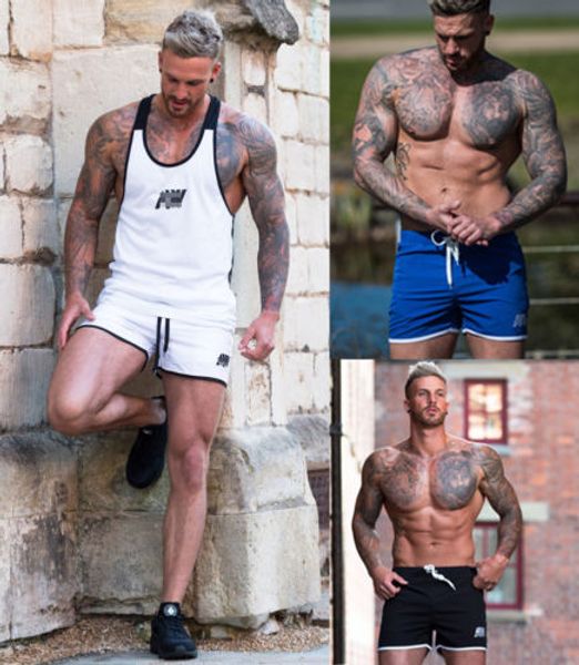 mens fitted shorts quick drying bodybuilding workout jogger tight lifting shorts mens beach short board shorts, White;black 
mens fitted shorts quick drying bodybuilding workout jogger tight lifting shorts mens beach short board shorts, White;black