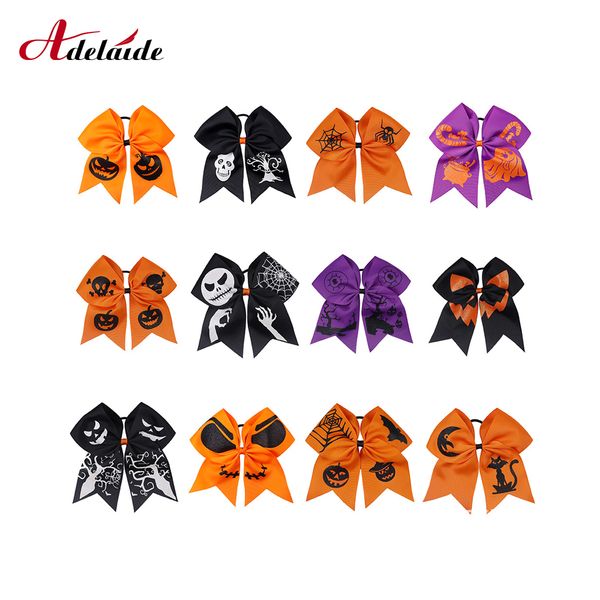 7" new funny hair bows halloween cheer bows for girls elastic hair bands cartoon ribbon swallow tail accessories
7" new funny hair bows halloween cheer bows for girls elastic hair bands cartoon ribbon swallow tail accessories