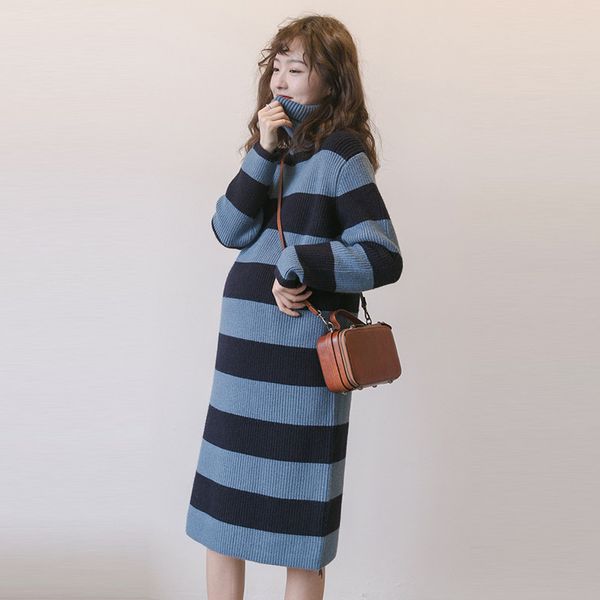 autumn winter maternity elastic stripe long sweater dresses expectant mother knit sweater pregnant women dress pregnancy clothes, White
autumn winter maternity elastic stripe long sweater dresses expectant mother knit sweater pregnant women dress pregnancy clothes, White