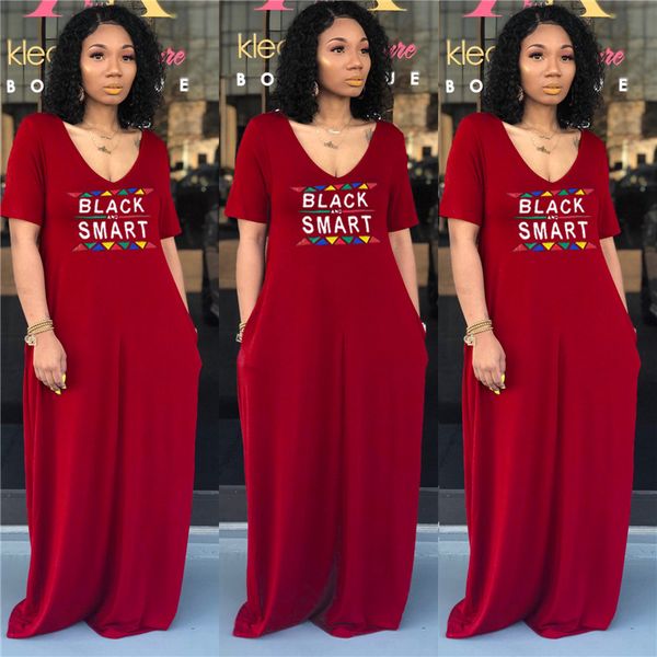 black smart letter women maxi dress short sleeve v-neck loose long dresses plus size skirt floor length party club dress wear s-2xl a51002, White
black smart letter women maxi dress short sleeve v-neck loose long dresses plus size skirt floor length party club dress wear s-2xl a51002, White