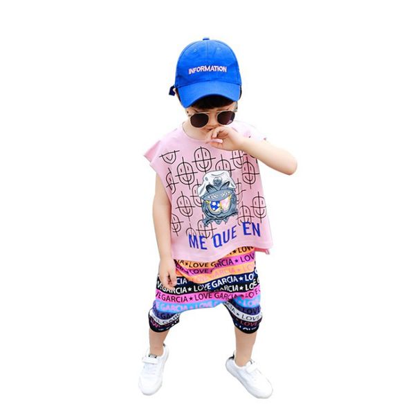 hip hop cartoon vest+loose shorts 2pcs boys clothing sets 2020 summer girls clothing suits children graffiti set, White
hip hop cartoon vest+loose shorts 2pcs boys clothing sets 2020 summer girls clothing suits children graffiti set, White