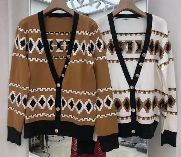 new fall/winter 2019 fashion women's v-collar button design jacquard versatile cardigan sweater size s-l, White;black
new fall/winter 2019 fashion women's v-collar button design jacquard versatile cardigan sweater size s-l, White;black