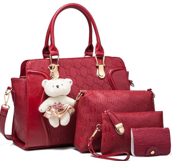 2020 designer handbags new women's fashion luxury diagonal cross-portable child and mother bag designer four-piece bag pendant
2020 designer handbags new women's fashion luxury diagonal cross-portable child and mother bag designer four-piece bag pendant