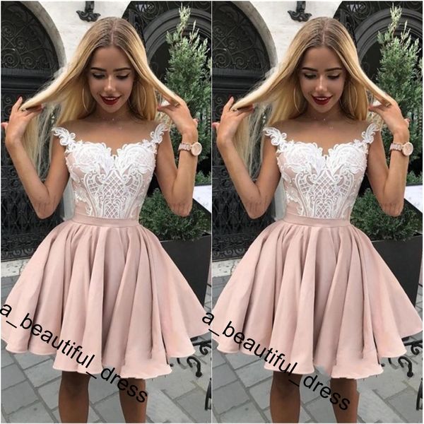 pretty sleeveless lace homecoming dresses applique a-line short party dresses champagne short mini temperament sweet design ball gown, Blue;pink
pretty sleeveless lace homecoming dresses applique a-line short party dresses champagne short mini temperament sweet design ball gown, Blue;pink